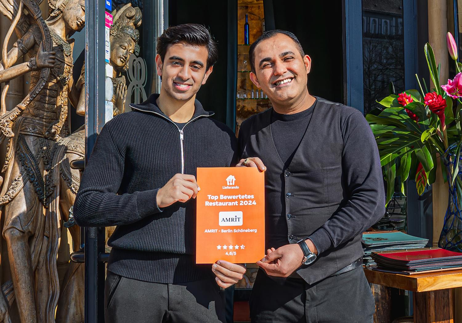 Amrit Auszeichnung bestes indisches Restaurant 2023