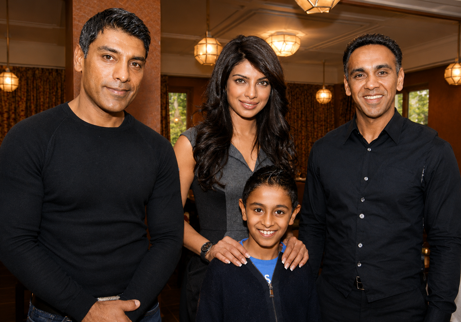 Shah Rukh Khan zu Gast im indischen Restaurant Amrit Berlin 2010