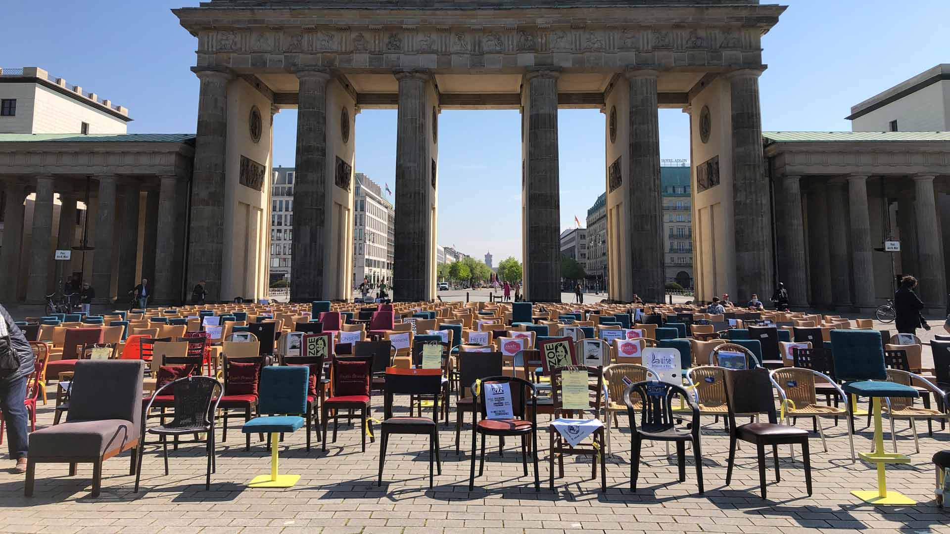 Campaign #LeereStühle in Berlin (EmptyChairs)