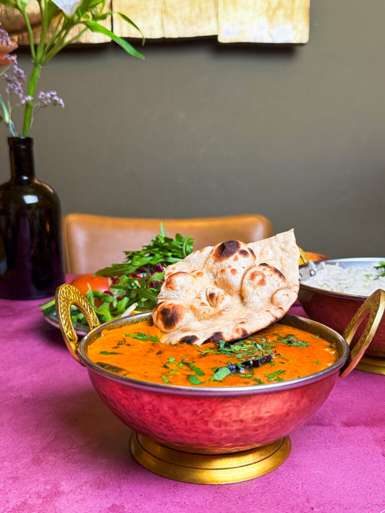 AMRIT vegan Berlin - authentische indische Küche vegan und vegetarisch - Auberginencurry