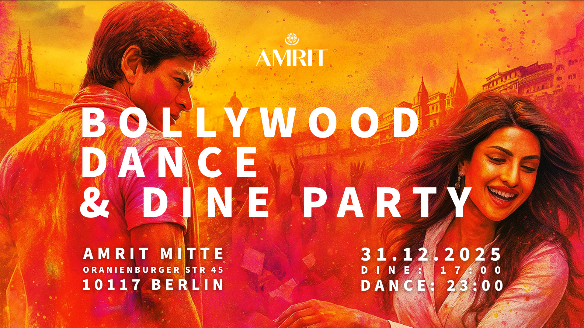 Silvester 2025/26 - AMRITs Bollywood Dance & Dine Party