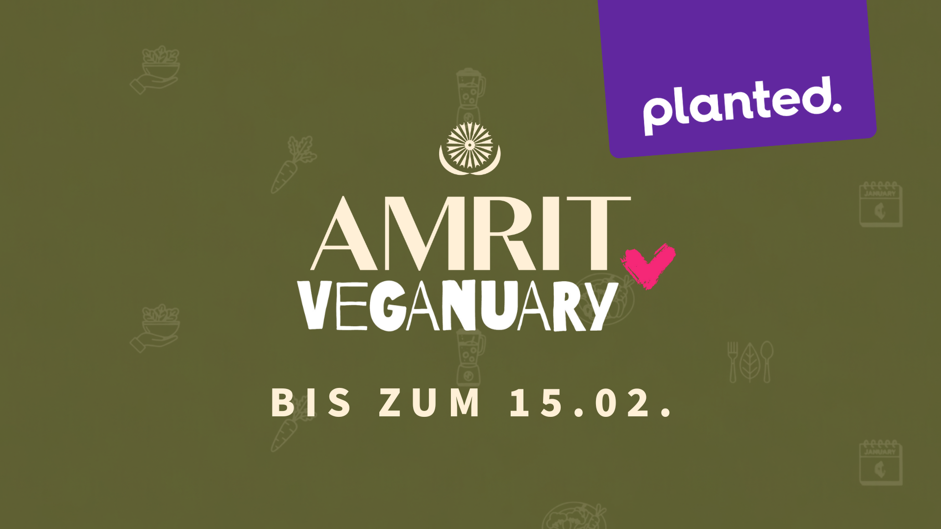 Veganuary bei AMRIT Berlin – vegane Specials noch bis zum 15. Februar
